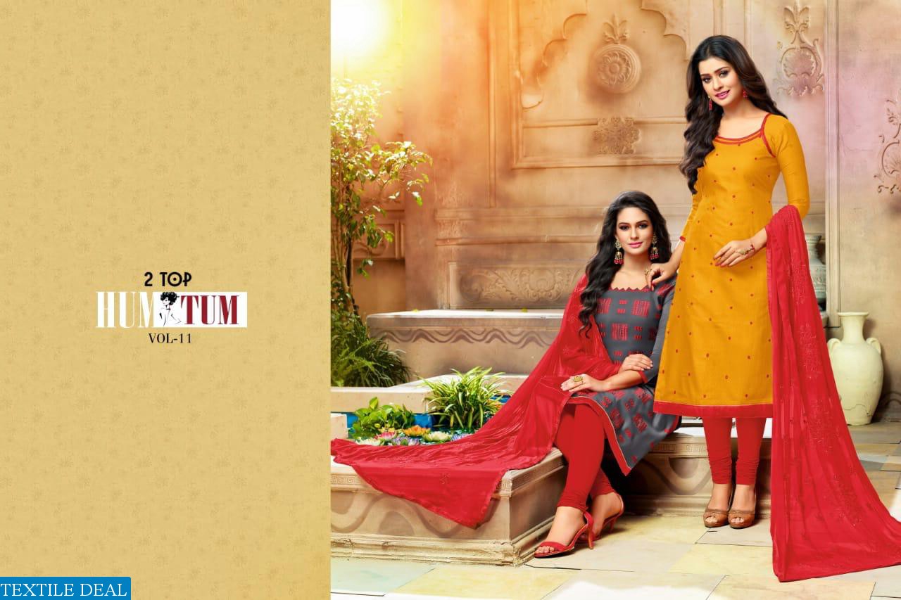RR hum tum vol-11 Wholesale 2 top Dress materials