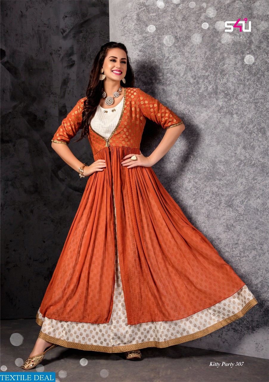 S4U kitty party vol-3 Wholesale ready made kali Dresses