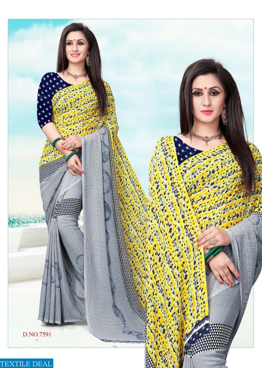 Kodas halla bol vol-62 Wholesale printed Sarees