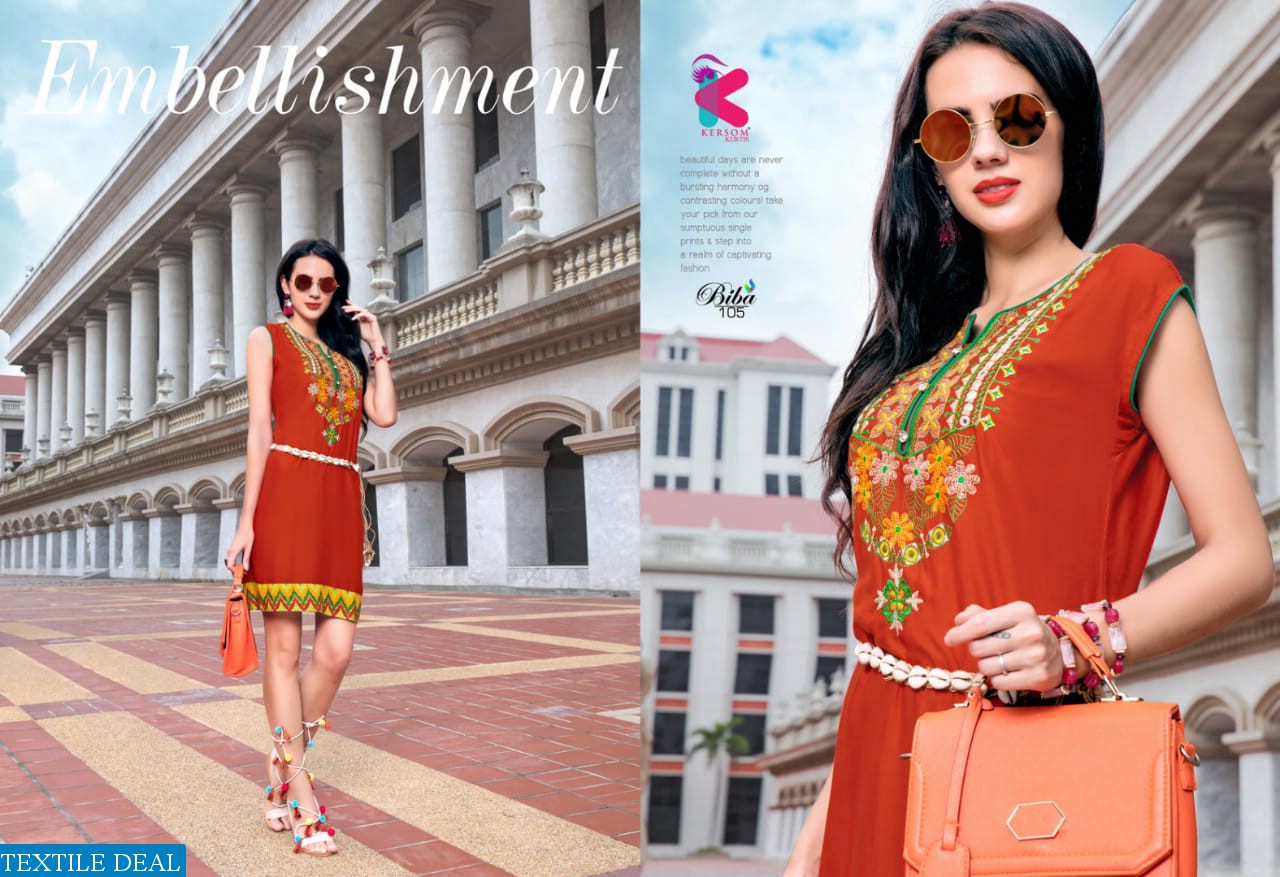 Kersom Biba Wholesale FancyKurtis