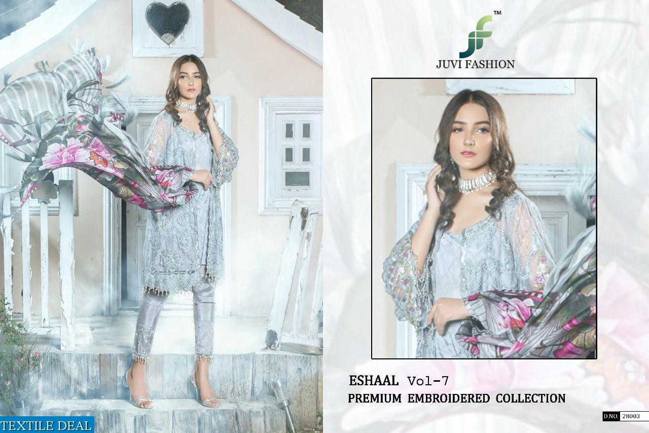 Juvi Eshaal Vol-7 Wholesale Pakistani Concept Suits