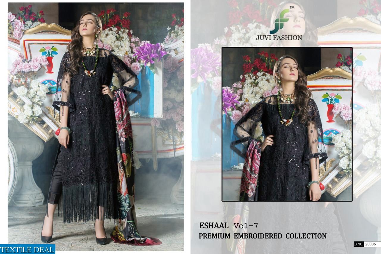 Juvi Eshaal Vol-7 Wholesale Pakistani Concept Suits