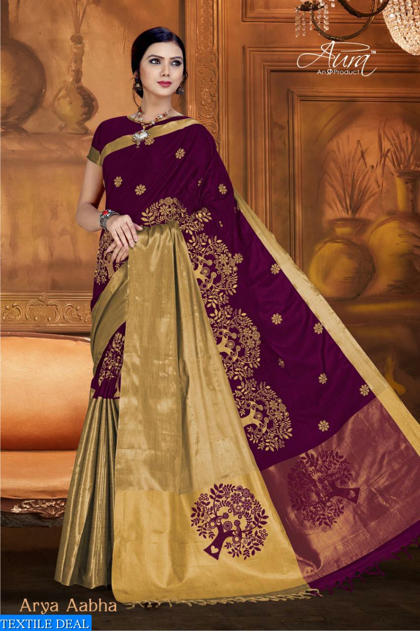 Aura Arya Abha Wholesale Silk fancy sarees