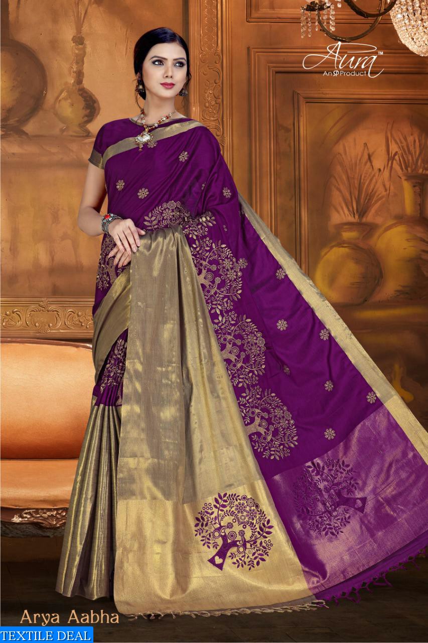 Aura Arya Abha Wholesale Silk fancy sarees