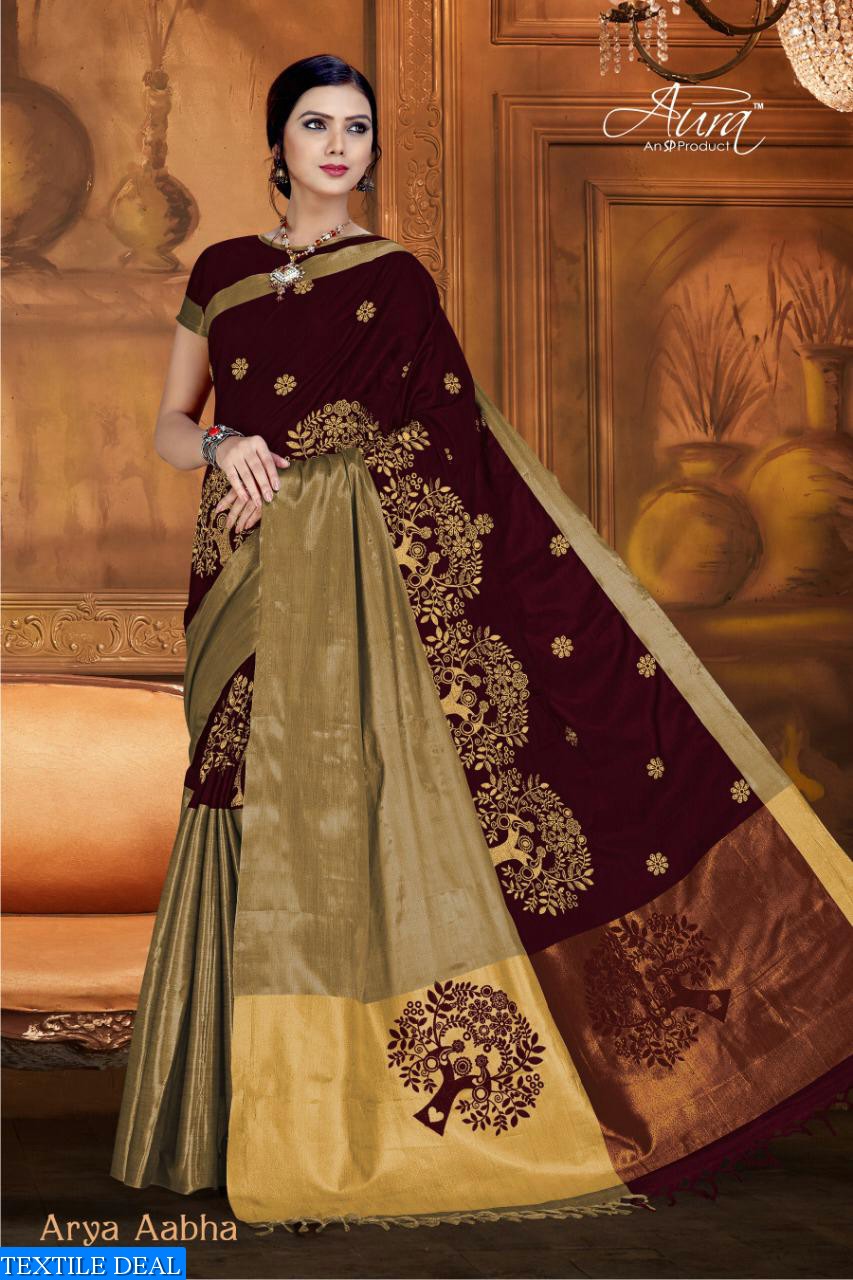 Aura Arya Abha Wholesale Silk fancy sarees