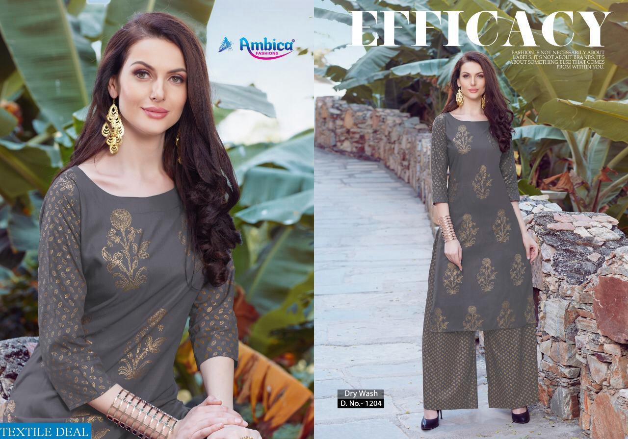 Ambica Suzanne Wholesale Ready made Top and plazzo collection