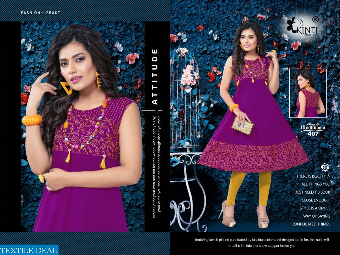 Kinti madhubala vol-4 Wholesale Ready made kurtis