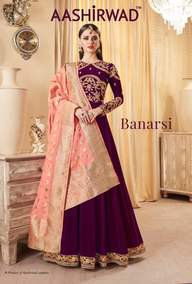 Aashirwad Banarasi wholesale Designer Suits