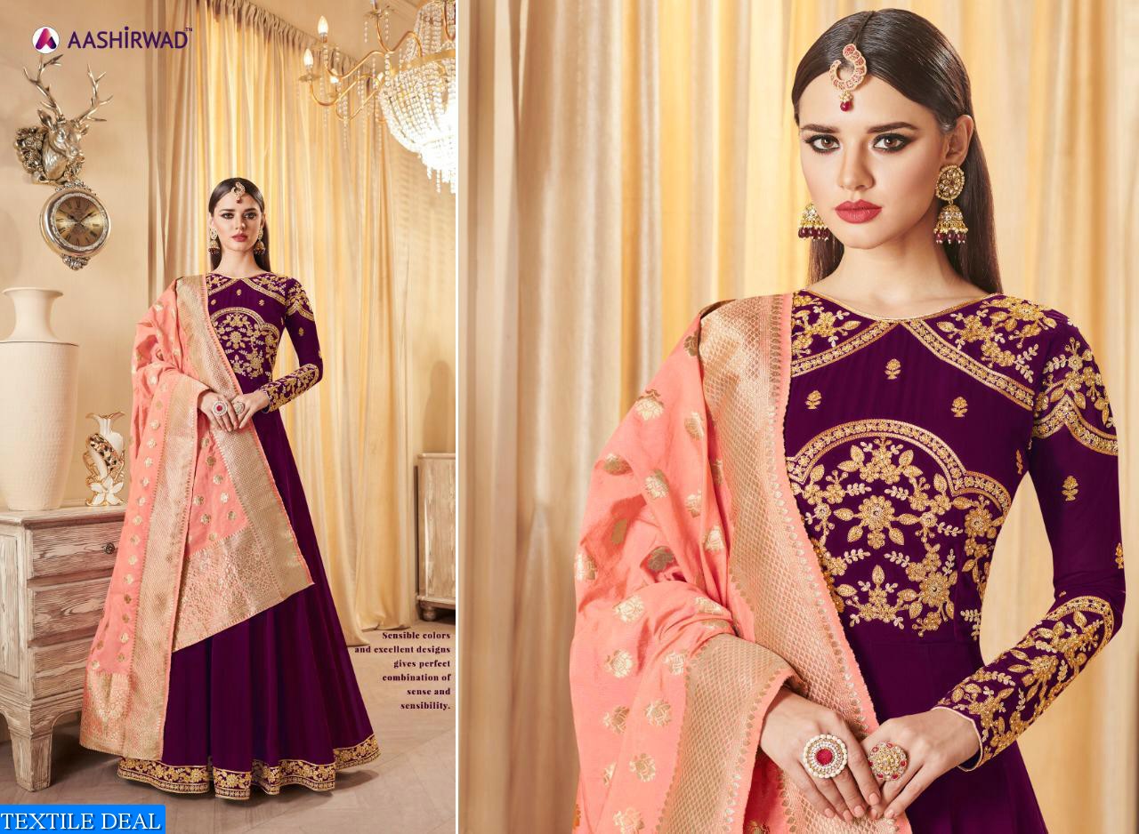 Aashirwad Banarasi wholesale Designer Suits