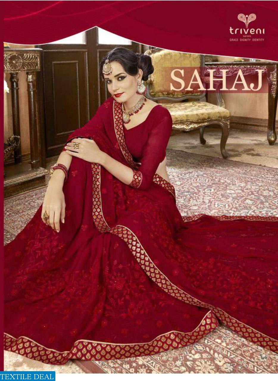 Triveni Sahaj Wholesale Ethnic Sarees