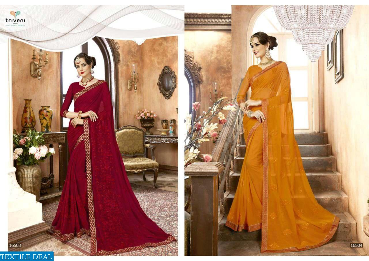 Triveni Sahaj Wholesale Ethnic Sarees