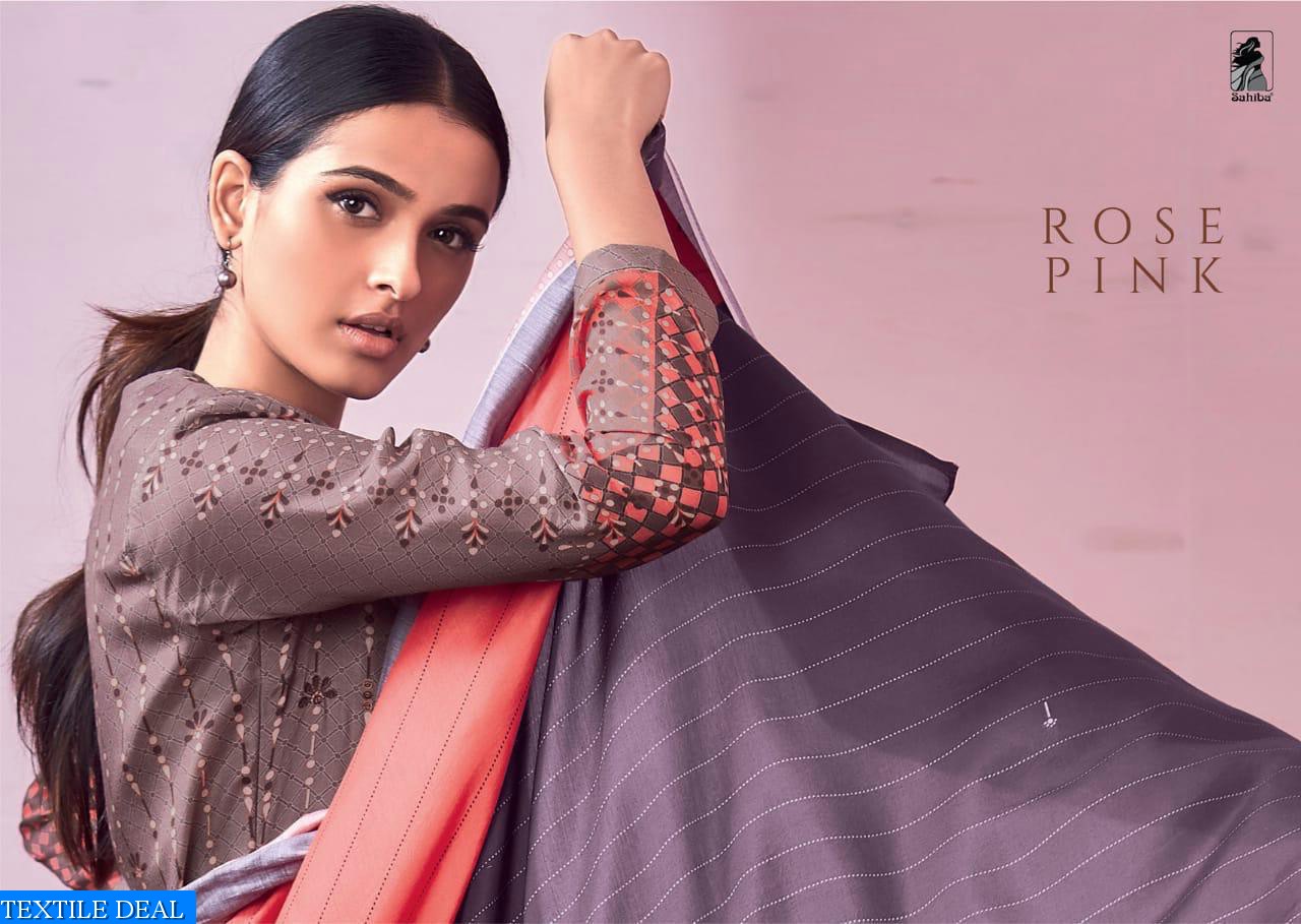 Sahiba Rose Pink Wholesale Fancy Suits