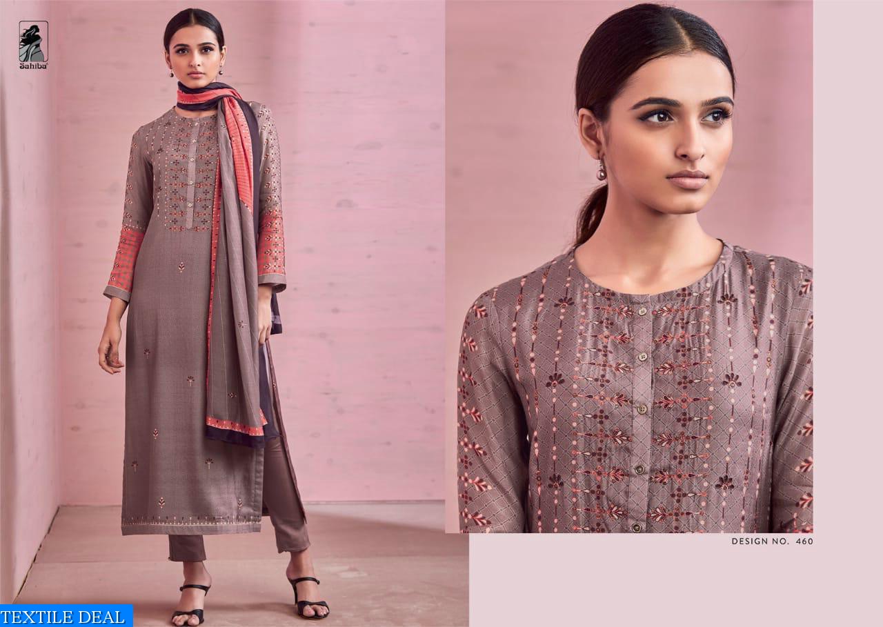 Sahiba Rose Pink Wholesale Fancy Suits