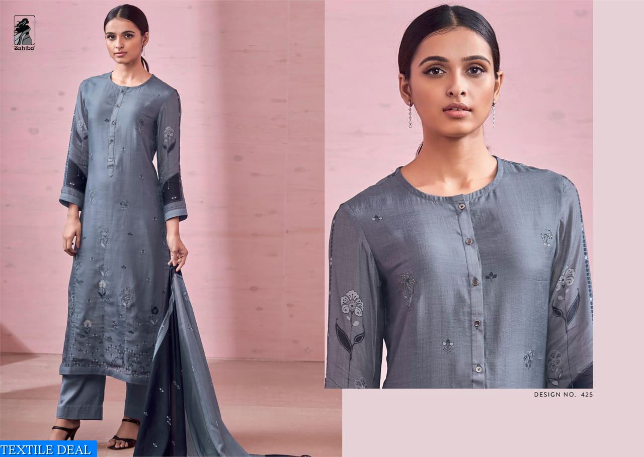 Sahiba Rose Pink Wholesale Fancy Suits