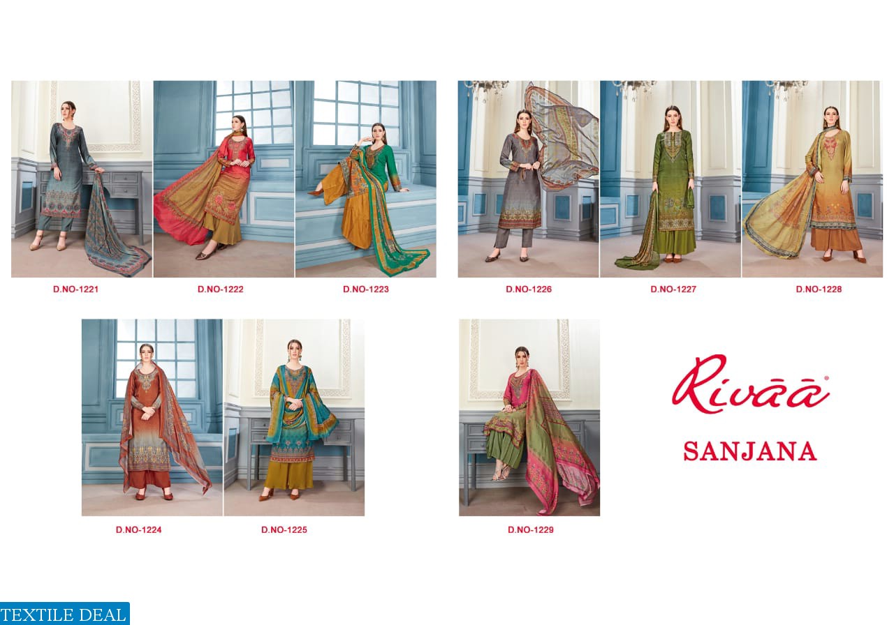 Rivaa Sanjana Wholesale jam Silk Dresses