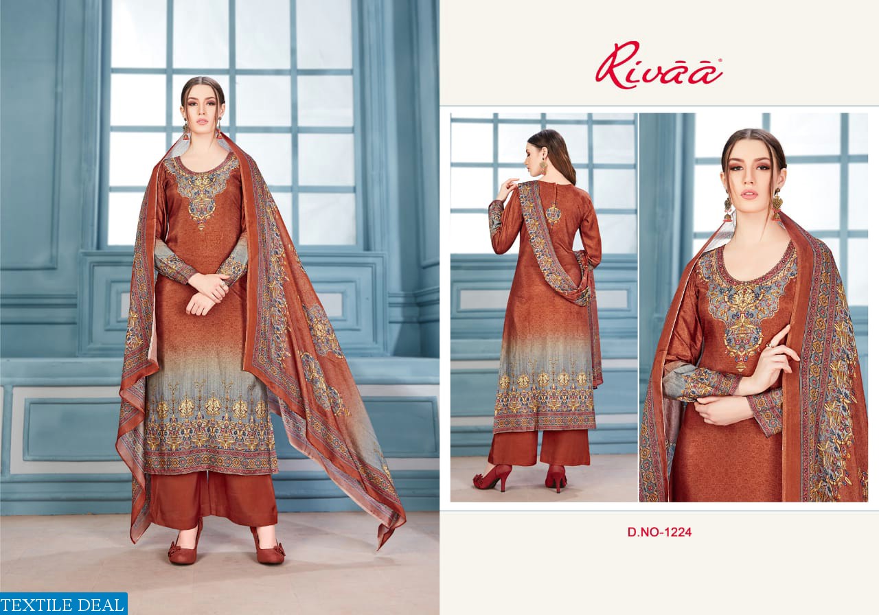 Rivaa Sanjana Wholesale jam Silk Dresses