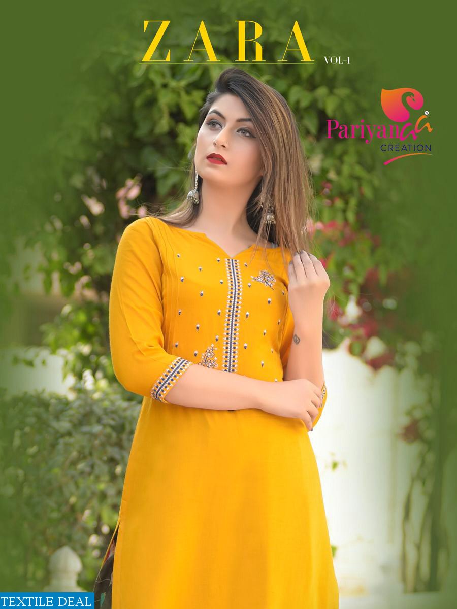 pariyanaa Zara vol-1 Wholesale Ready made Top and Bottom