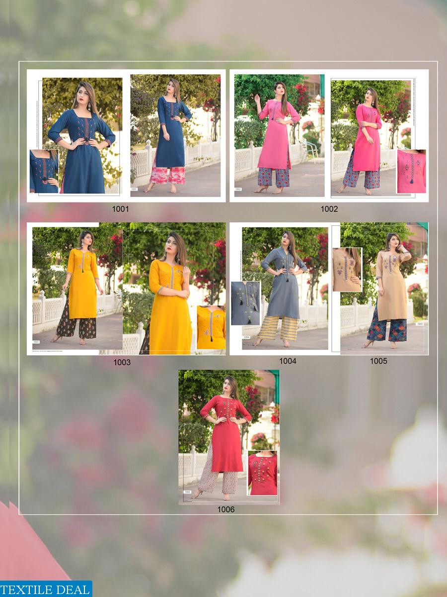 pariyanaa Zara vol-1 Wholesale Ready made Top and Bottom