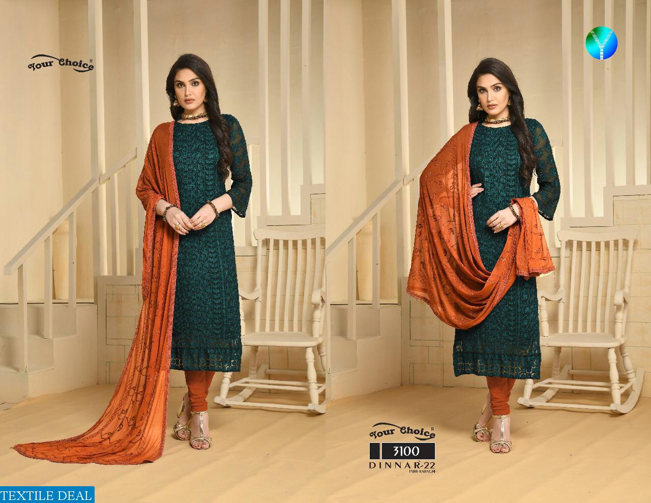 your choice Dinnar vol-22 Wholesale Straight long Suits