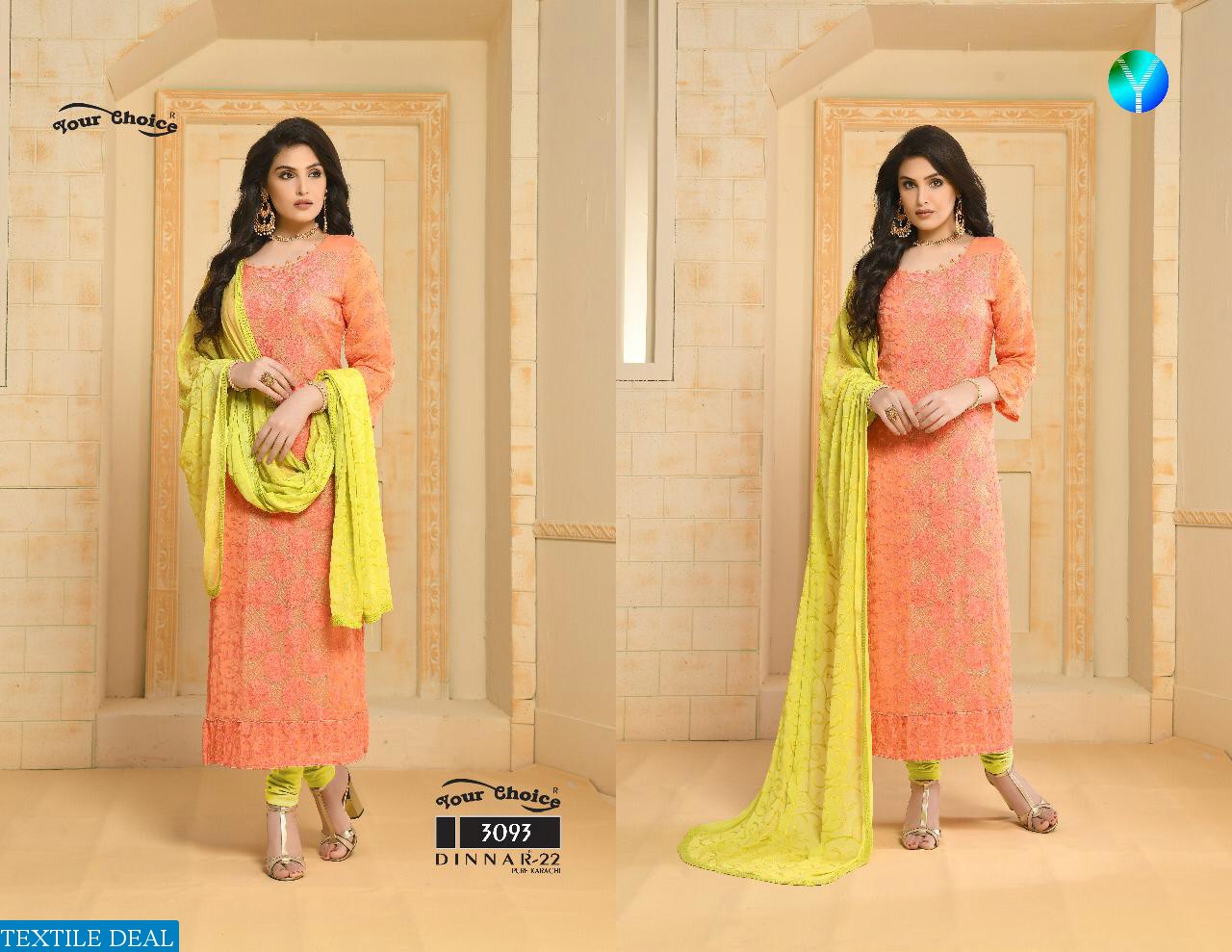 your choice Dinnar vol-22 Wholesale Straight long Suits