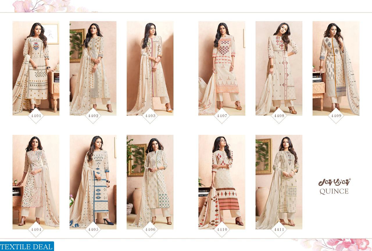 Jay vijay Quince Wholesale Casual Salwar suits