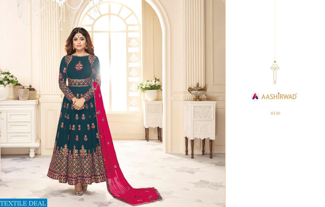 Aashirwad Aziza Wholesale Designer Salwar suits