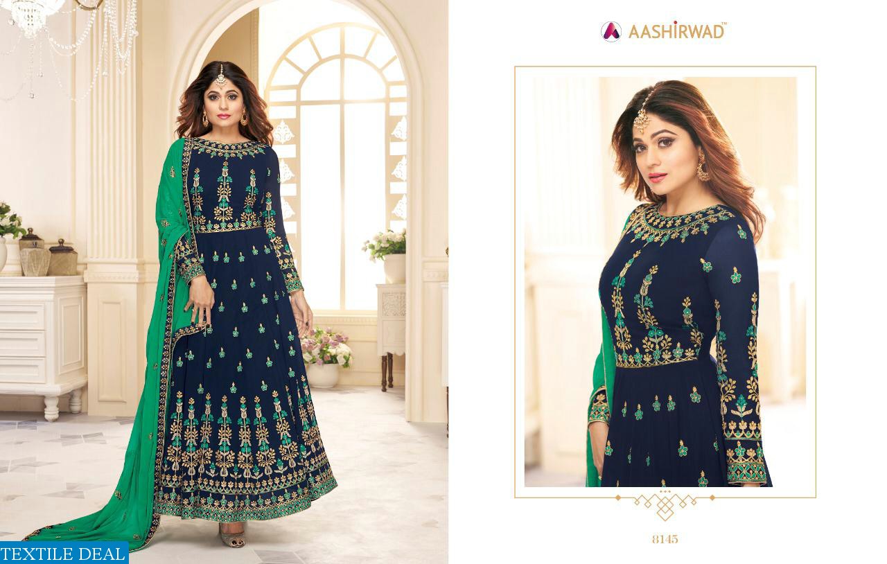 Aashirwad Aziza Wholesale Designer Salwar suits