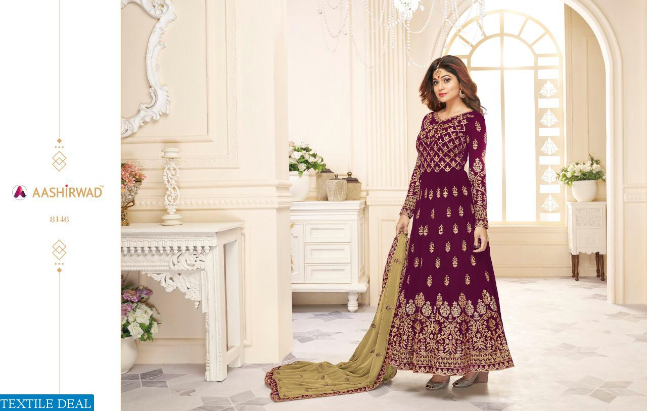 Aashirwad Aziza Wholesale Designer Salwar suits