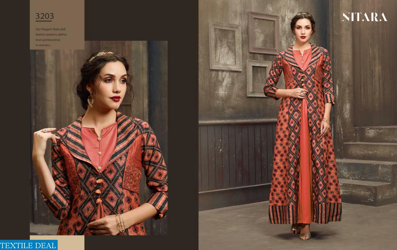 Nitara Saira Wholesale Ready made Gowns