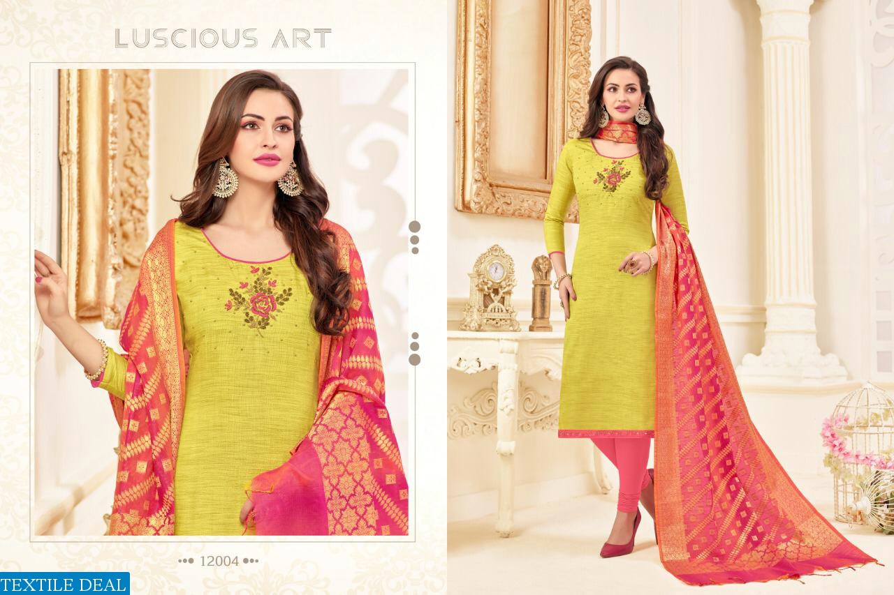 Assian Art naysa vol-4 Wholesale Dress material