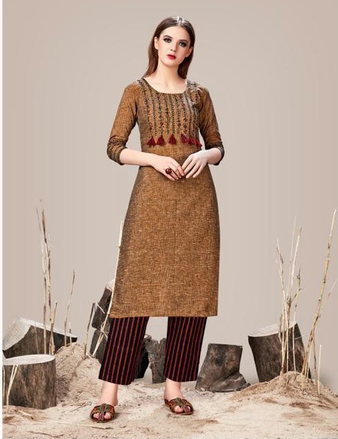 Mrigya Stripes Mania Wholesale Ready Made Top and Pants