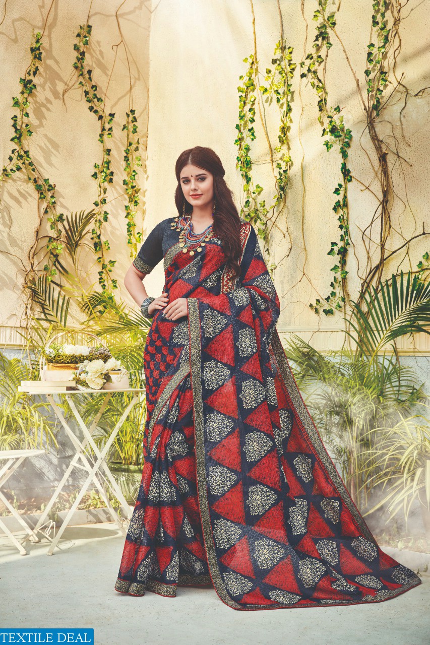 Shangrila Manushi Wholesale printed sarees