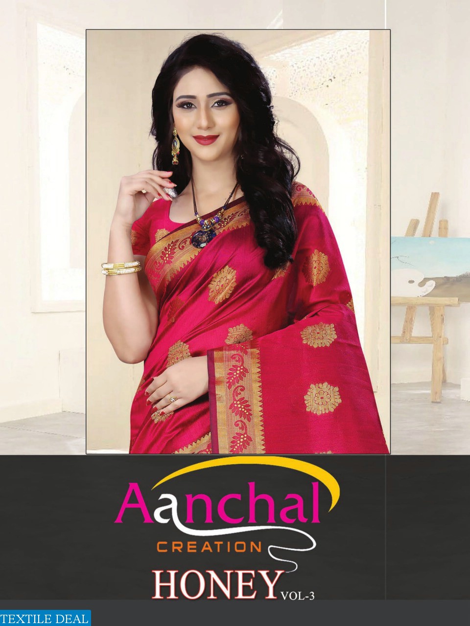 Aanchal Honey vol-3 Wholesale Ethnic Sarees