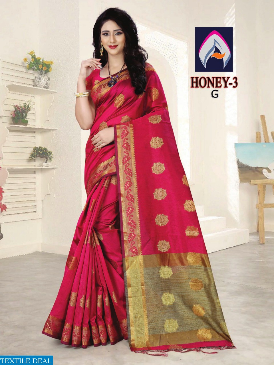 Aanchal Honey vol-3 Wholesale Ethnic Sarees