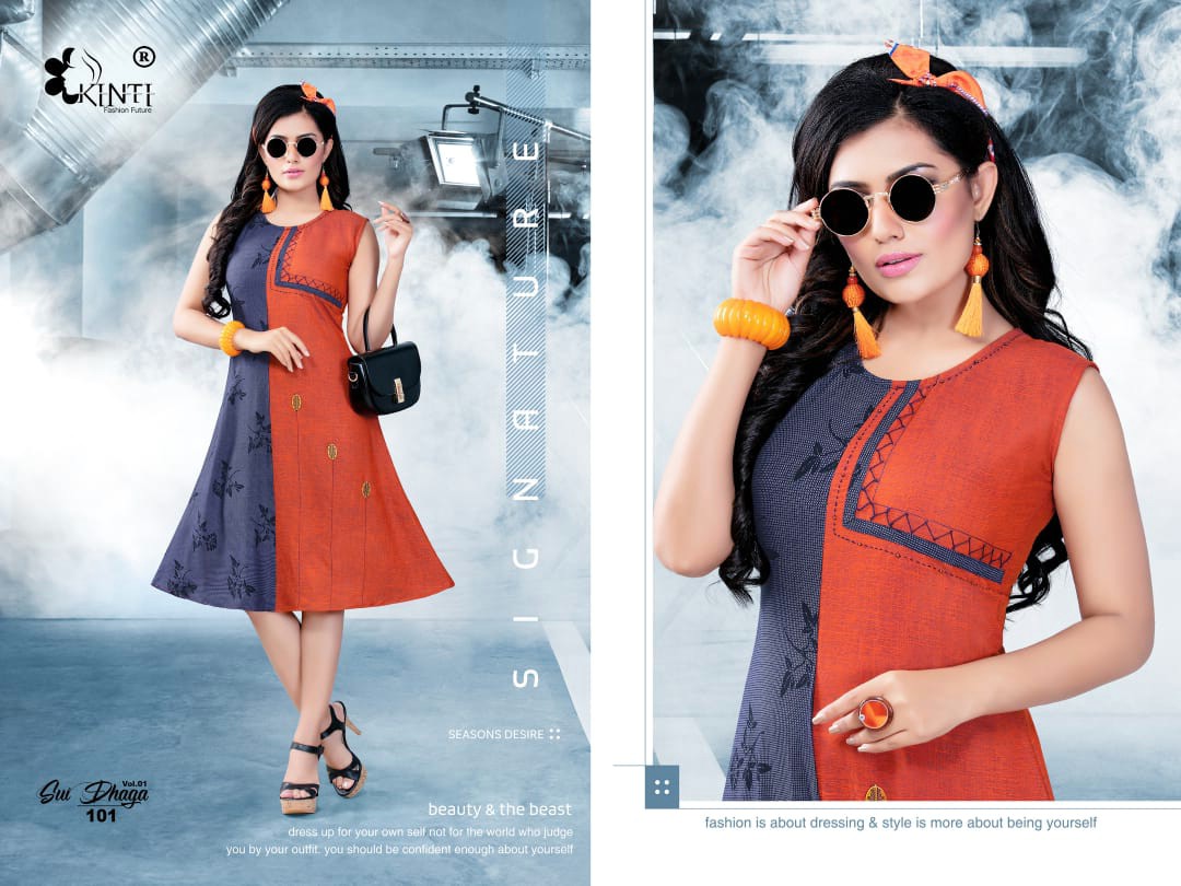 Kinti Sui Dhaga Wholesale Ready Made Tops