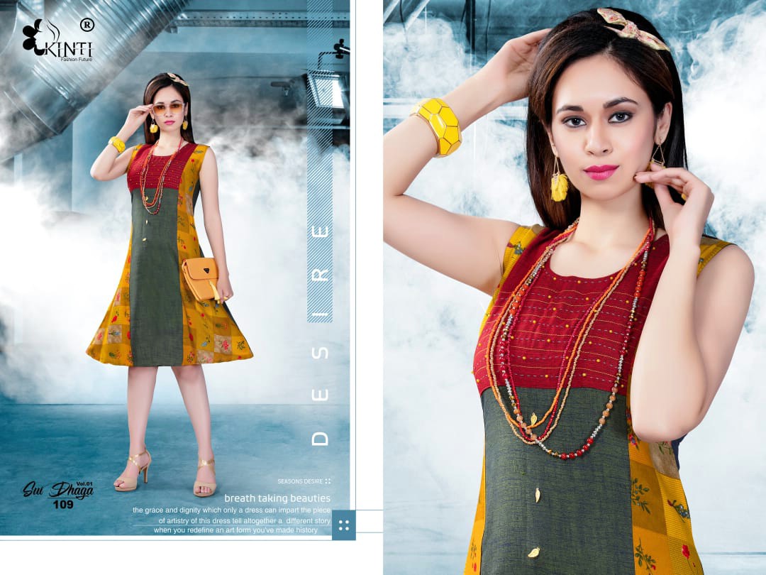 Kinti Sui Dhaga Wholesale Ready Made Tops