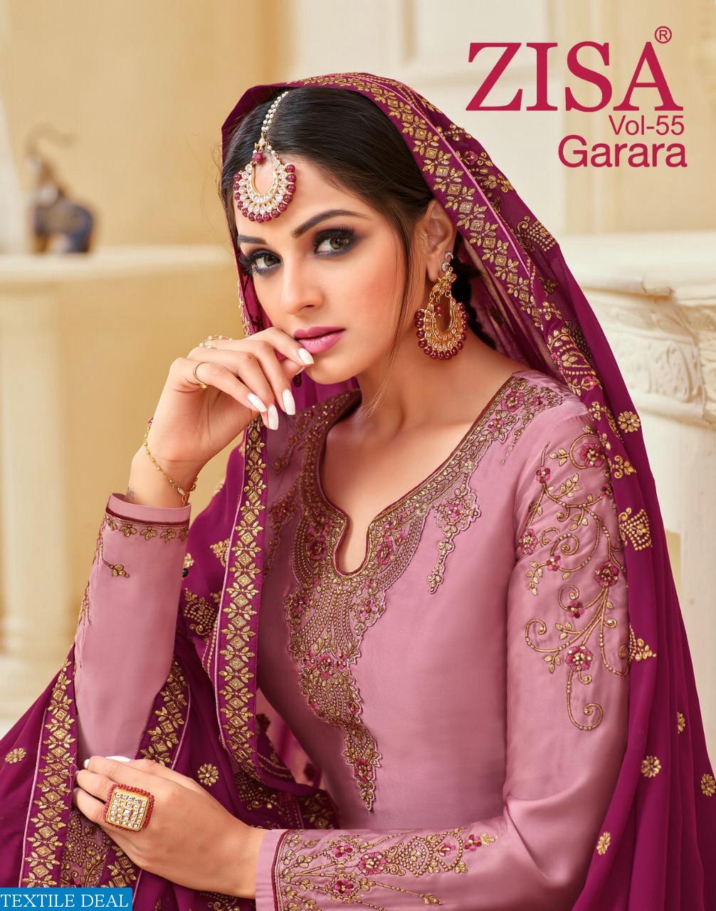 Zisa vol-55 Gharara Wholesale Salwar Suits
