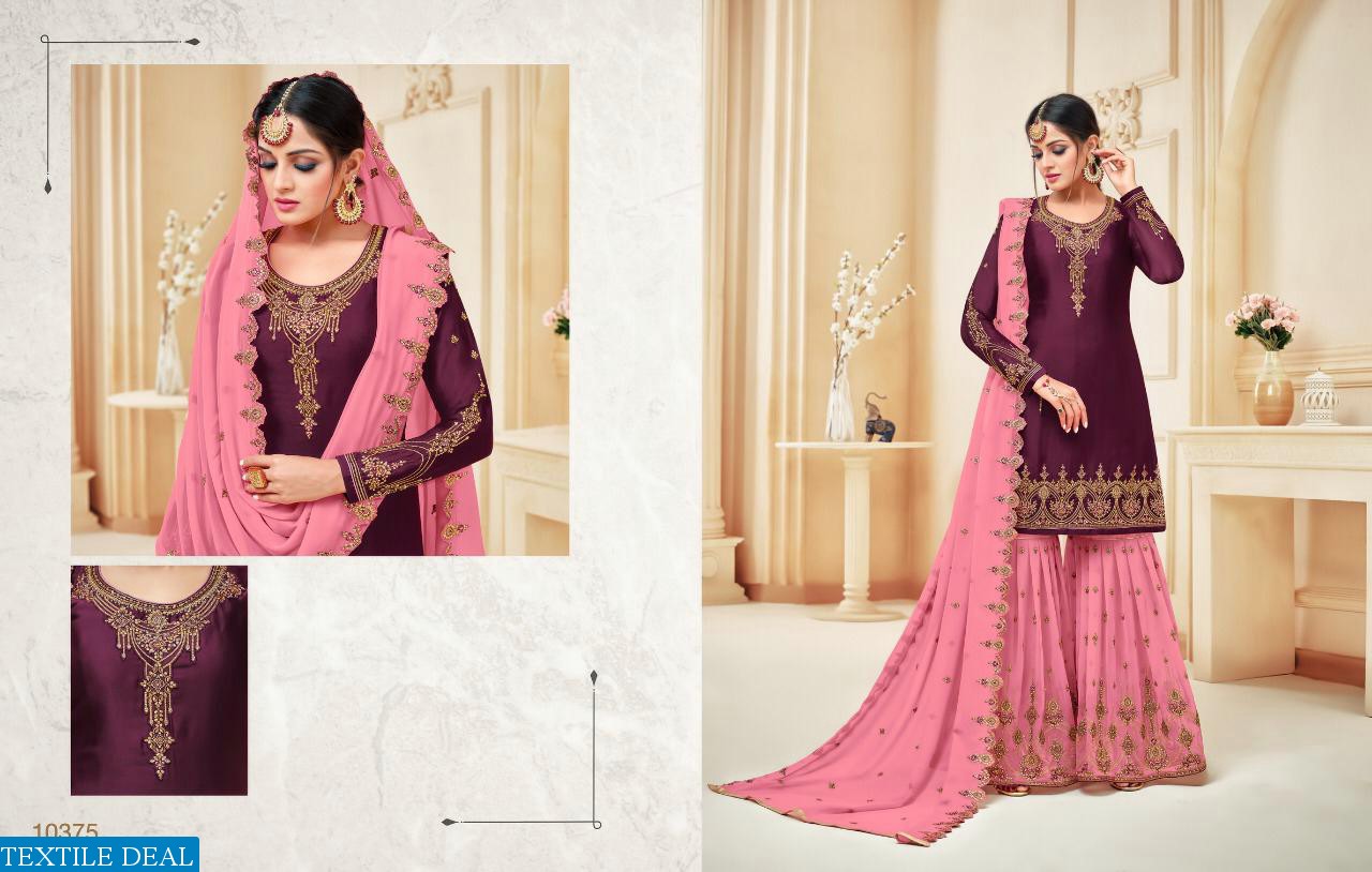 Zisa vol-55 Gharara Wholesale Salwar Suits