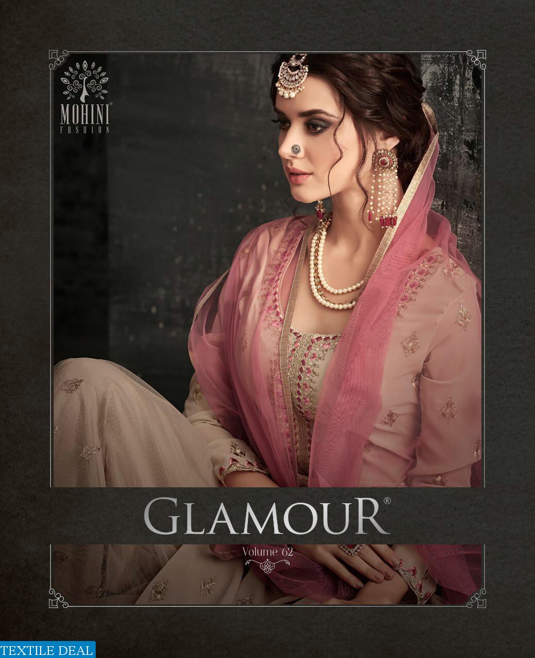 mohini Glamour vol-62 Wholesale party-wear Sarara  Salwar suits