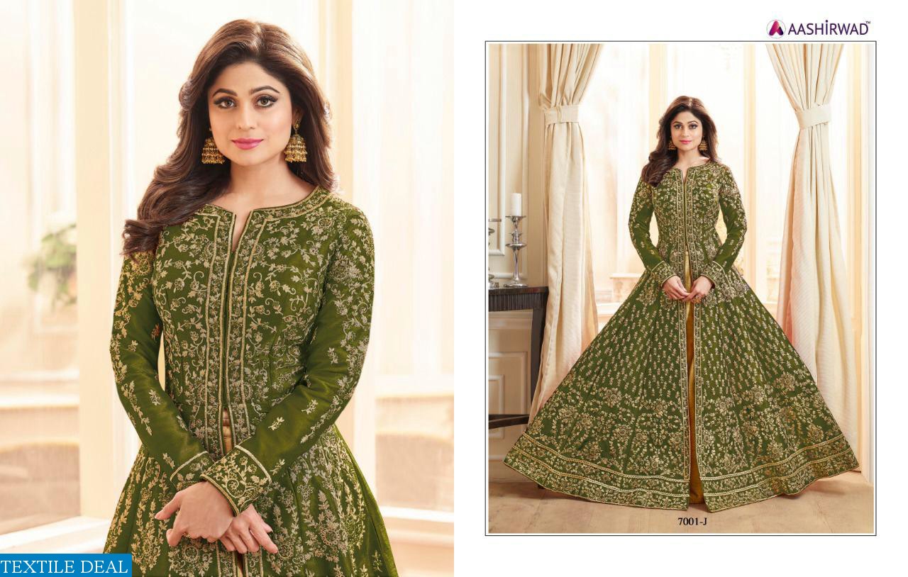 Aashirwad Baani Gold Wholesale Salwar Kameez