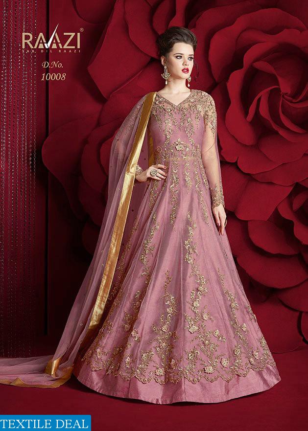 Rama Raazi 10008 Color Wholesale Anarkali Dresses