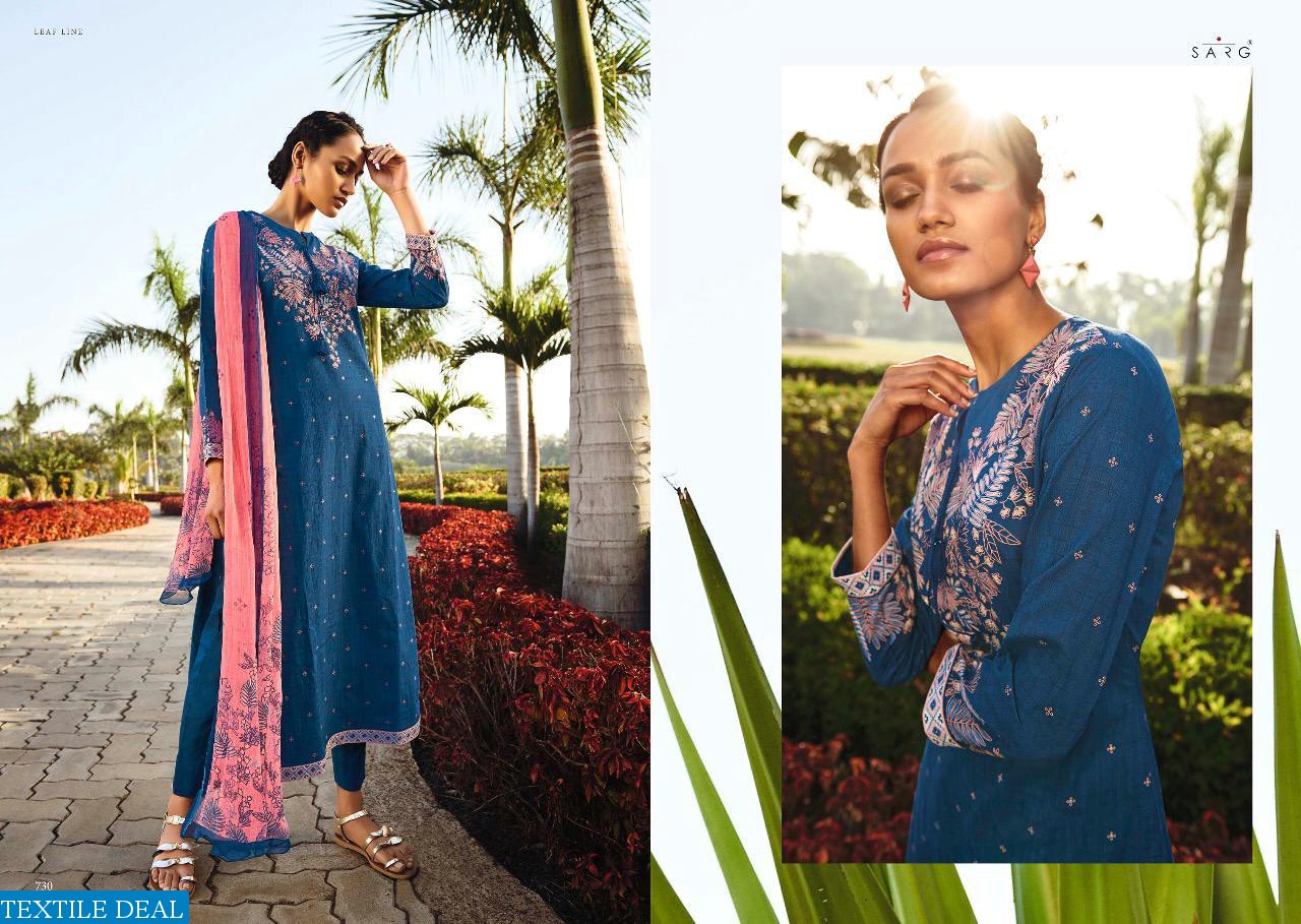 Sarg Leaf Line Wholesale Casual Salwar Suits