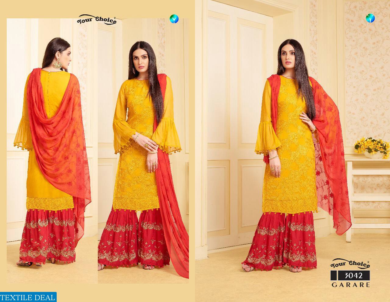 Your Choice Deerham Wholesale Gharara Dresses