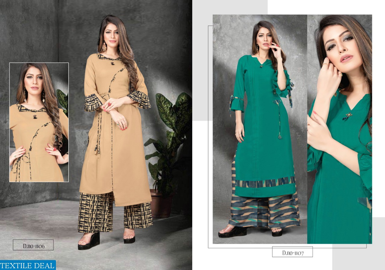 Smriti Naturals Wholesale Readymade Top And Plazo