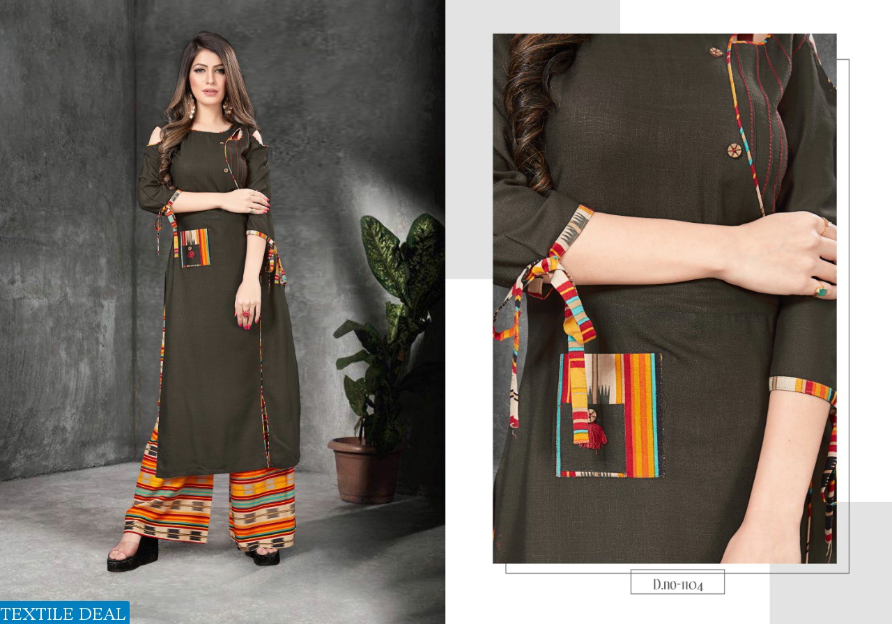 Smriti Naturals Wholesale Readymade Top And Plazo