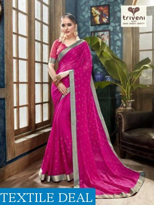 Triveni Raina Wholesale Casual Saree And Blouse
