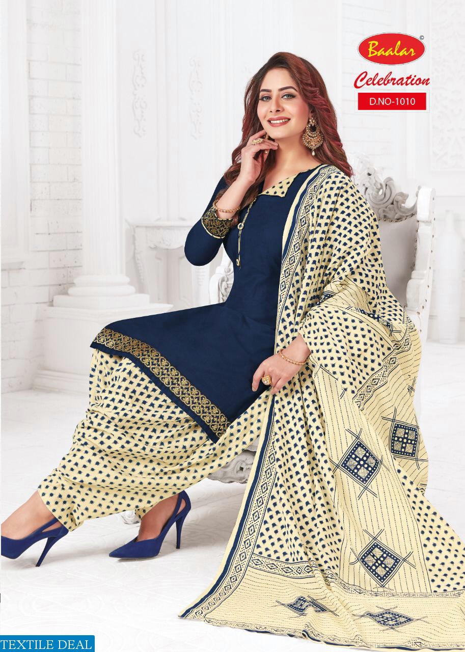 Baalar Celebration vol-10 Wholesale Printed Dress Material