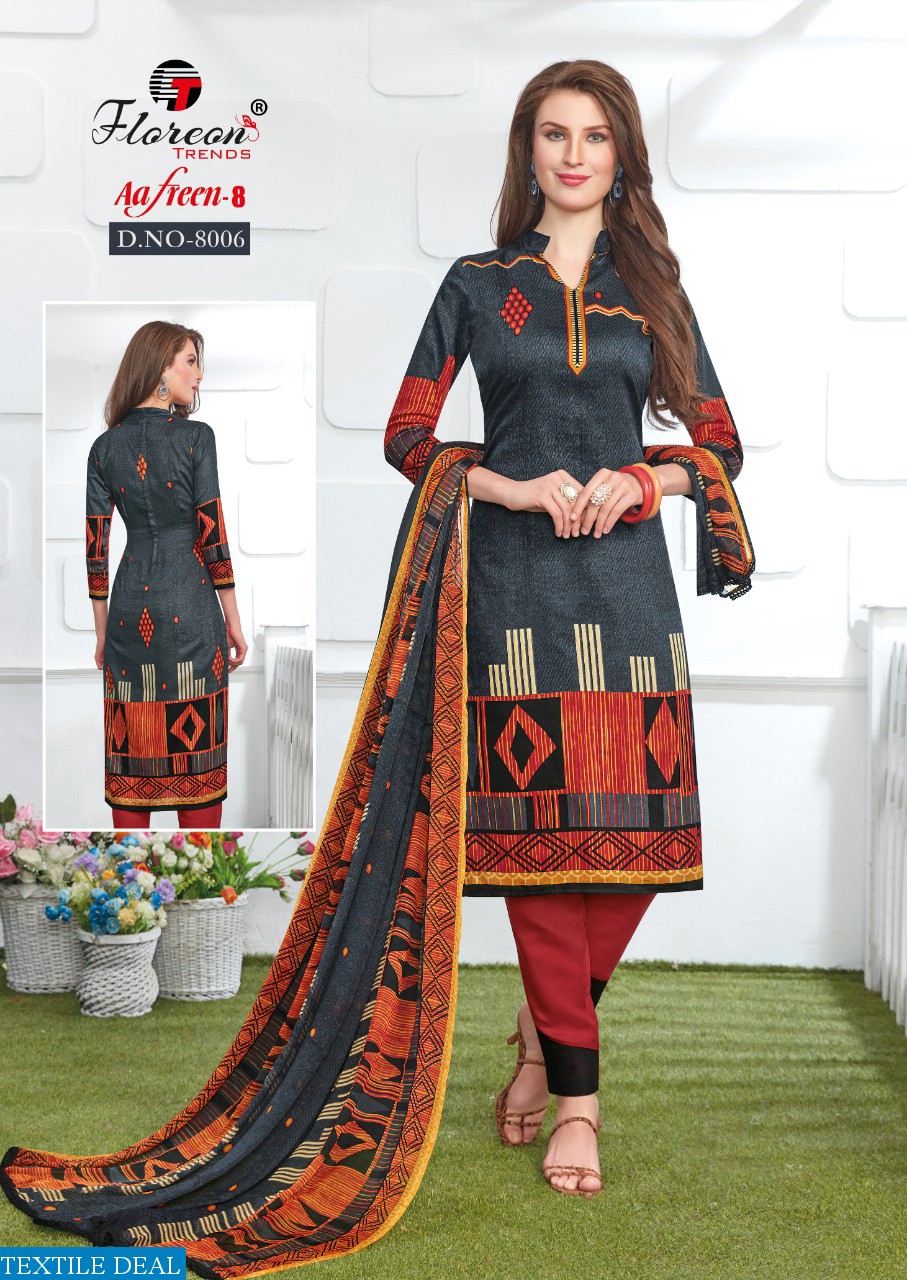 Floreon afreen vol-8 Wholesale Dress material