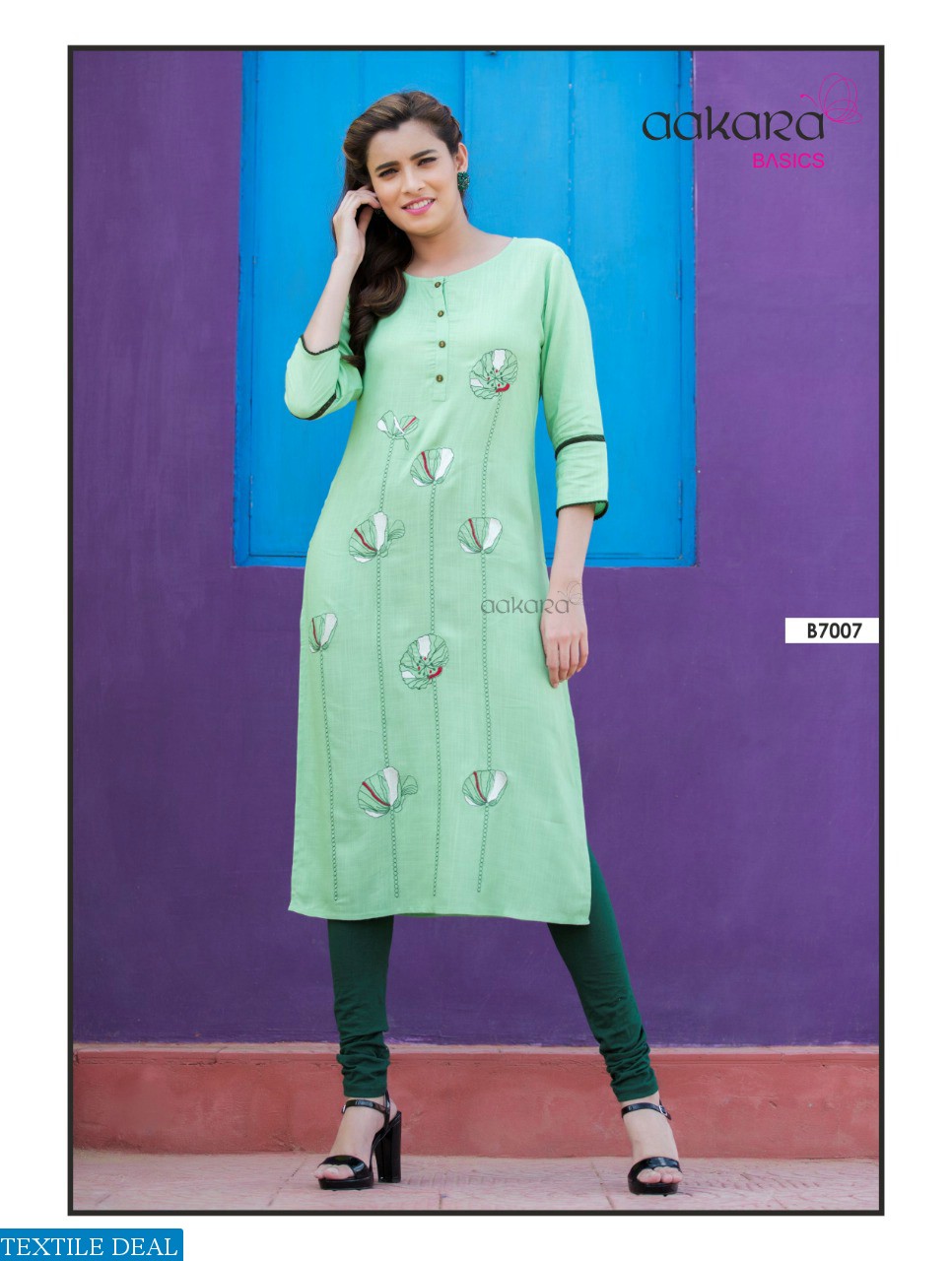 Aakara Basic vol-7 Wholesale Readymade Kurtis