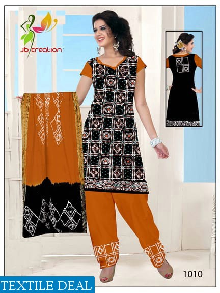 JB print Wax Batik Wholesale Bandhani Dress Material